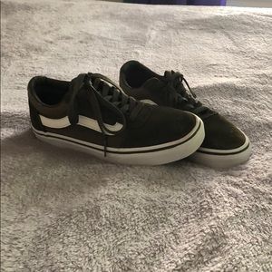Dark green vans